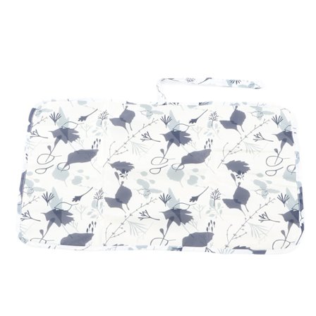 Vandtæt Foldbar Bærbar Nylon Baby Puslepude til Hjemmebil Udendørs Bleskiftunderlag Beige Blade