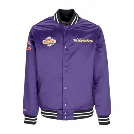 Mitchell & Ness, Bomber Jackets Paars, Heren, Maat:M