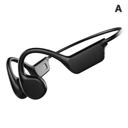 Bone Conduction Hörlurar Trådlös Bluetooth MP3-afspiller Hifi E Sort onesize