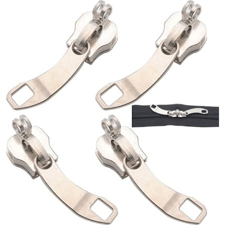 2 par 8 lynlås træk metal lynlås lynlås hoveder tasker tøj kuffert tilbehør til lynlås