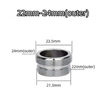 Kranlufterkobling Kjøkken Vannbesparende Innvendig Gjenget Kran Metalladapter-WELLNGS
