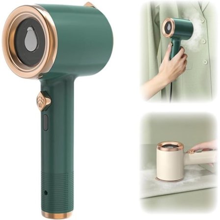 Mini bærbar strykemaskin, mini reisestrykejern, mini bærbar strykemaskin for klær (grønn)