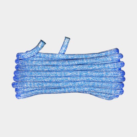 Skødeline uden sjækkel NOCK Soteskär Pro, UHMWPE 78-kerne, 32-flettet polyester-kappe, blå/hvid, 10 meter x Ø8 mm