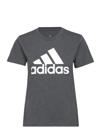 Essentials Logo T-Shirt T-shirts & Tops Short-sleeved Grå Adidas Sportswear*Betinget Tilbud