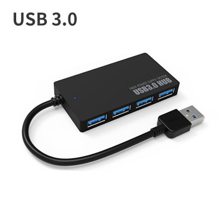 USB Hub USB 3.0 4 Port Typ C HUB Höghastighetsdatakabel Konvertera