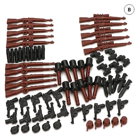 Diy Arms Parts Soldier Playmobil Modell Byggsten Tegel Barnleksak db