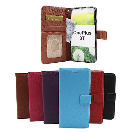 New Standcase Wallet OnePlus 8T (Svart)