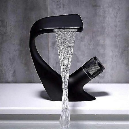 Ettgreps blandebatteri Kaldt/varmt vann servantkran Dekkmontert kjøkkenvask kraner