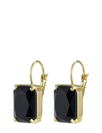 Bud to rose Aspen Earring Black/Gold - Black - ONE SIZE