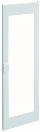 Hager VZ134N Dörr med plexiglasruta, vit 4 rader, Elfördelning & strömförsörjning