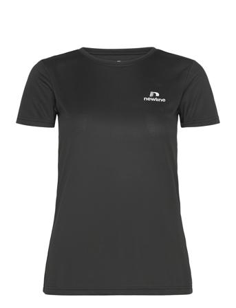 Nwllea Performance T-Shirt Women Tops T-shirts & Tops Short-sleeved Black Newline