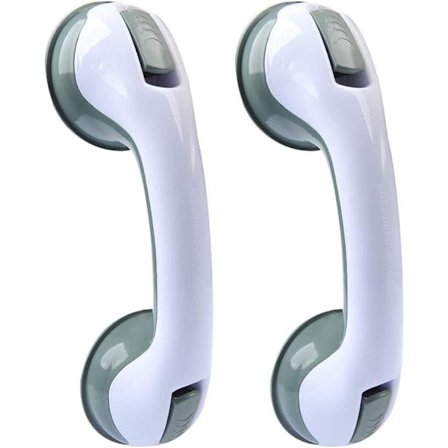 2 stk. badeværelsesarmlæn støttehåndtag badekar brusebad håndliste P