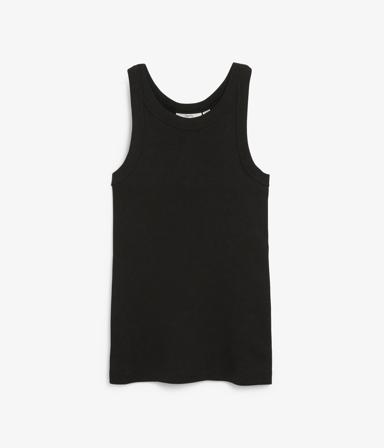 Kappahl | Ribbet topp | Svart