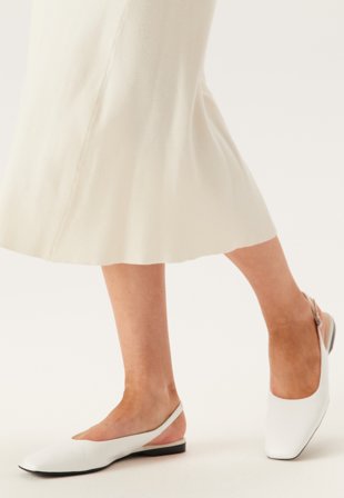 Vagabond Shoemakers - Delia Slingback - White - Kläder - - Bubbleroom