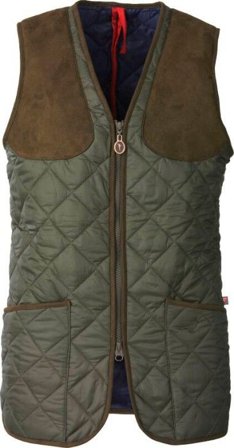 Laksen W's Cheltenham Quilted Shooting Vest Olive