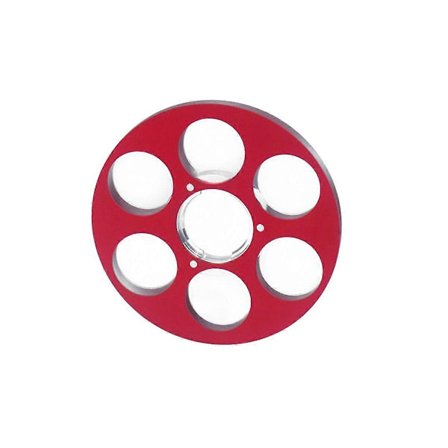 Tom spole 6 hål Tom upptagningsspole Ljudband Tom nav för Nagra SN SNST-serien Inspelare Tillbehör Röd