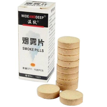 Vit Förbränningssmoke Cake Vit Smoke Effekt Bomb Fotografering Hjälpmedel