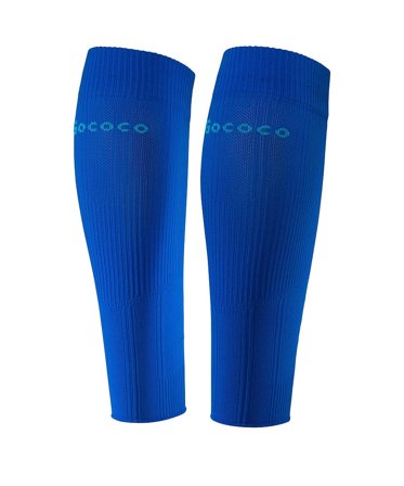 Gococo Compression Calf Sleeves Electric Blue L (40-45 cm Around Calf), Tøj & Bolig, Strømper, Støttestrømper