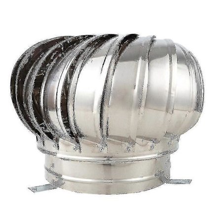 304 Rustfrit Stål Tagventilator Vindmøller Luftventil Loftventilator 110mm 150mm 200mm Rørfitting Tagventilator-YuJia