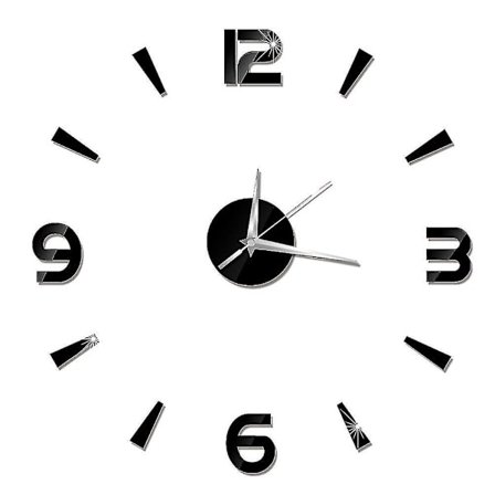 3D Moderne Akrylveggklokke med Arabiske Tall