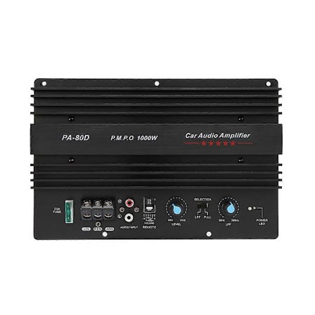 12V 1000W Auton Audio Korkean Tehon Vahvistin Vahvistinlevy Tehokas Subwoofer Basso Vahvistin PA-80D