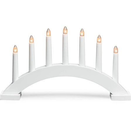 Konstsmide - Adventstake 3972-210 7 lys Hvit