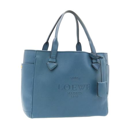Loewe Pre-owned, Handbag Blauw, Dames, Maat:ONE Size,leer