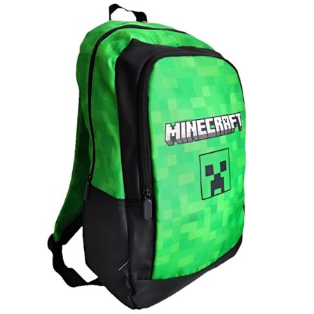 Minecraft Creepers skolväska, 40 cm ryggsäck