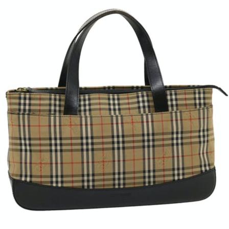 Burberry Vintage, Pre-owned Handbag Beige, Dames, Maat:ONE Size,Canvas