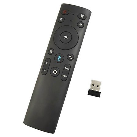 Q5+ Air Mouse Bluetooth Stemmefjernbetjening til Smart TV Android Box IPTV Trådløs 2.4G Stemmefjernbetjening
