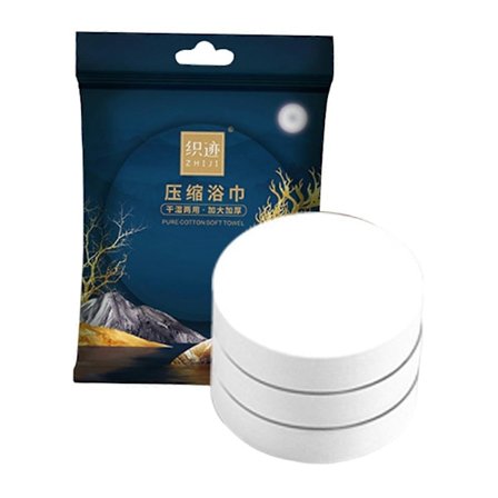 Komprimeret Badehåndklæde Stort Multifunktionelt til Svømmebassin Udendørs Vandring