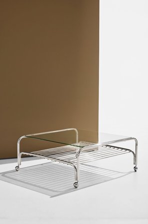 Pastill - Cleo sohvapöytä 85x85 cm - Kromia - Sohvapöydät - - Homeroom