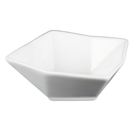 Miniposliinikulho Corner Square - 12 kpl pakkaus