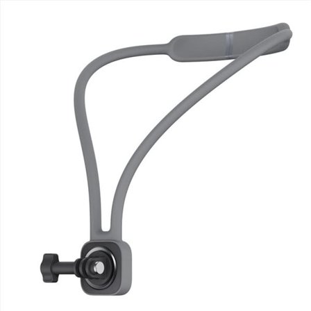 Justerbar holder med nakkestøtte til actionkamera