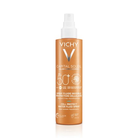 VICHY Capital Soleil Cell Protect Spray SPF50+ 200ml - Spray solare corpo alta prot.