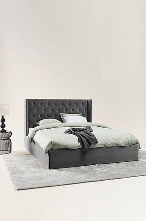 Jotex - Lyx Bettgestell 160 Cm Anthrazit - SKENE - Kaufe Bettgestelle bei Jotex