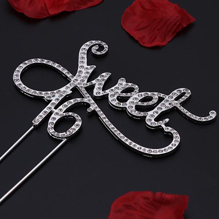 Onnellinen syntymäpäiväkakku 16 Syntymäpäiväkakun koriste 16 16.