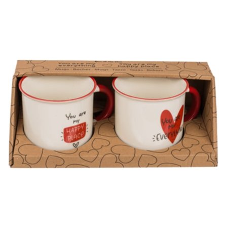 Out of the Blue Romantic Coffee Mug Set 2pcs.