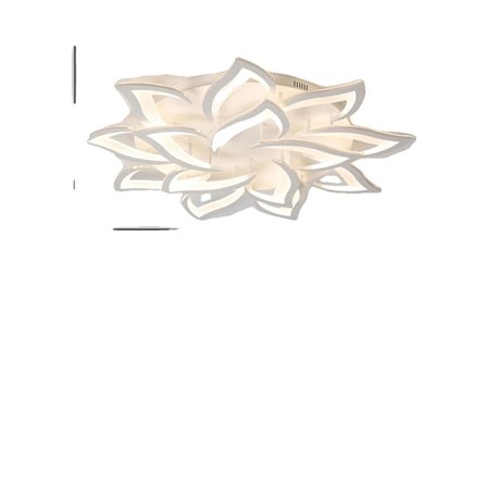 LED-kronljusstake, modern design, perfekt för vardagsrummet, vit 14 lampor, APP med RC-dimmbar