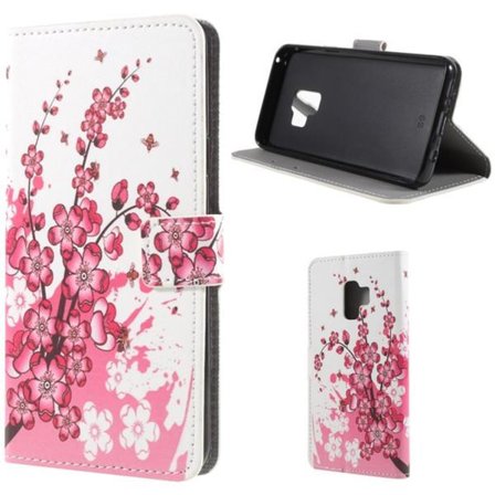 Plånboksfodral Samsung Galaxy S9 - Körsbärsblommor