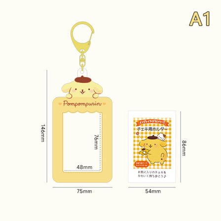 Sanrios Students Meal Card Bus Card Holder ID-kort Kredit Stora