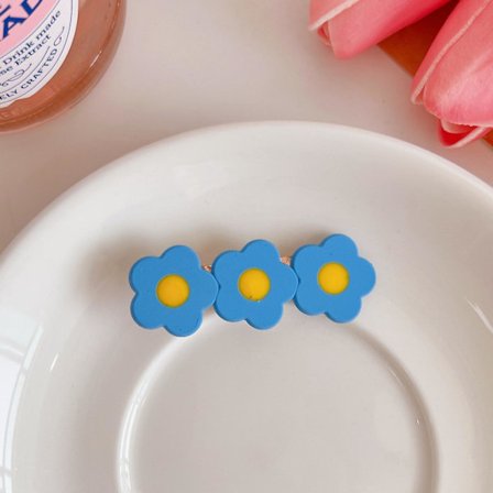 Net Red Hiustenpidike Sivupidike Korean Versio Makeiskivinen Kukka-sanallinen Pidike Rikkinäiset Hiukset Pannat Pidike