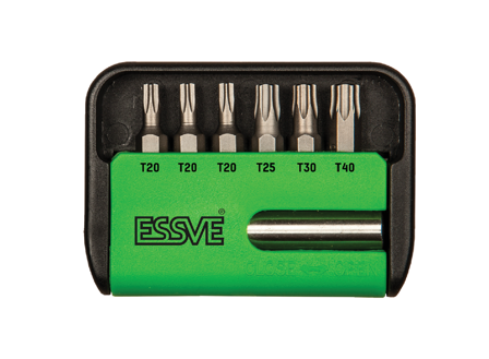 ESSVE 9997002 Bitssett for terassemontering, 7 deler, Maskintilbehør & forbruk