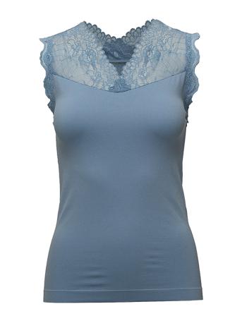 Vanessa Top T-shirts & Tops Sleeveless Sininen Minus