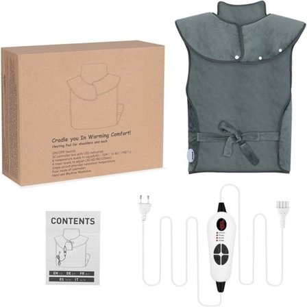 Värme Massager Sjal Elektrisk Kropp Värme Täcke för rygg cervikal axlar midja infraröd massage