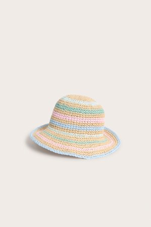 Kappahl | Raidallinen olkihattu | Beige