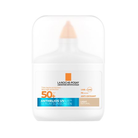 LA ROCHE-POSAY UVAir SPF 50+ Siero Solare Invisibile Tonalità Chiara 50ml - Solare viso alta prot.