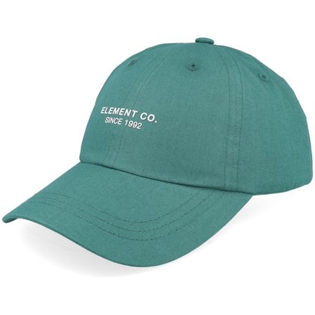 Element - Grønn unconstructed Caps - Kids Element Co Baseball Cap Dark Green Dad Cap @ Hatstore