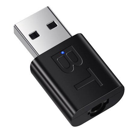 4 i 1 trådlös Bluetooth AUX-adapter Bluetooth 5.3 Billadapter Sändtagare USB till 3,5 mm Jack Musik Mikrofon Handsfree-adapter