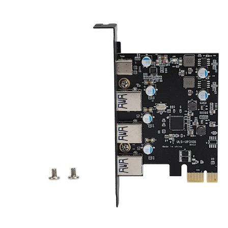PCIE-expansionskort till USB3.0 TypeC 5Gbps Express Adapter Controller-kort med skiva